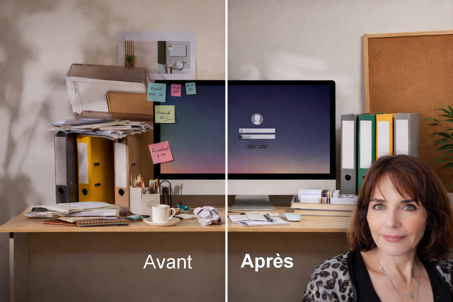 Avant-Après Assistante administrative